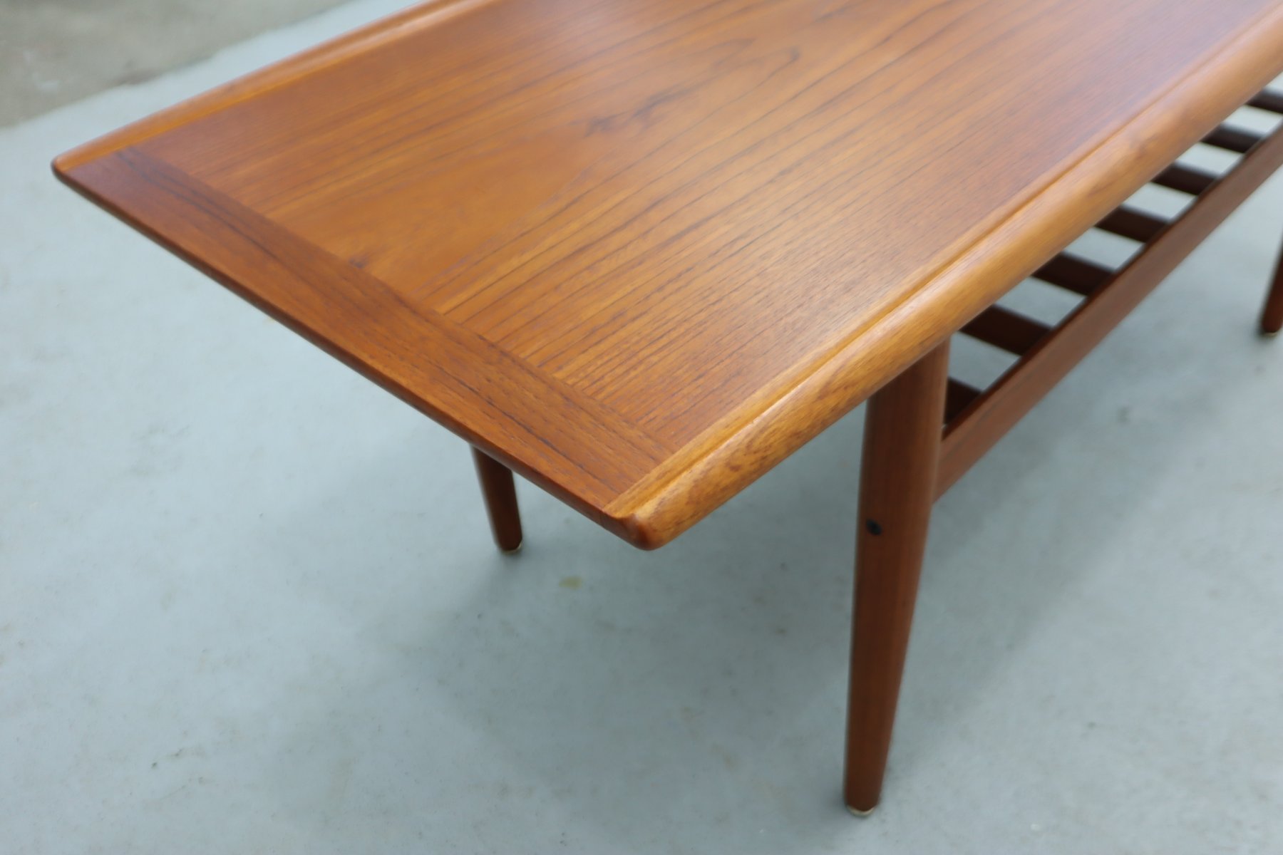 Danish Teak Coffee Table by Grete Jalk for Glostrup Møbelfabrik, 1950s
