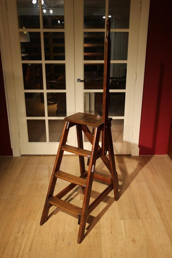 Antique Pine Ladder for sale at Pamono