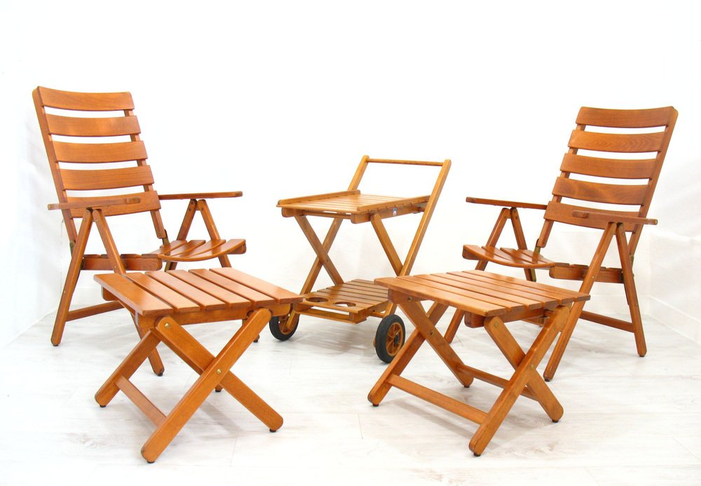 Gartenmöbel Set von HerlagBelair, 1980er, 5er Set bei Pamono kaufen