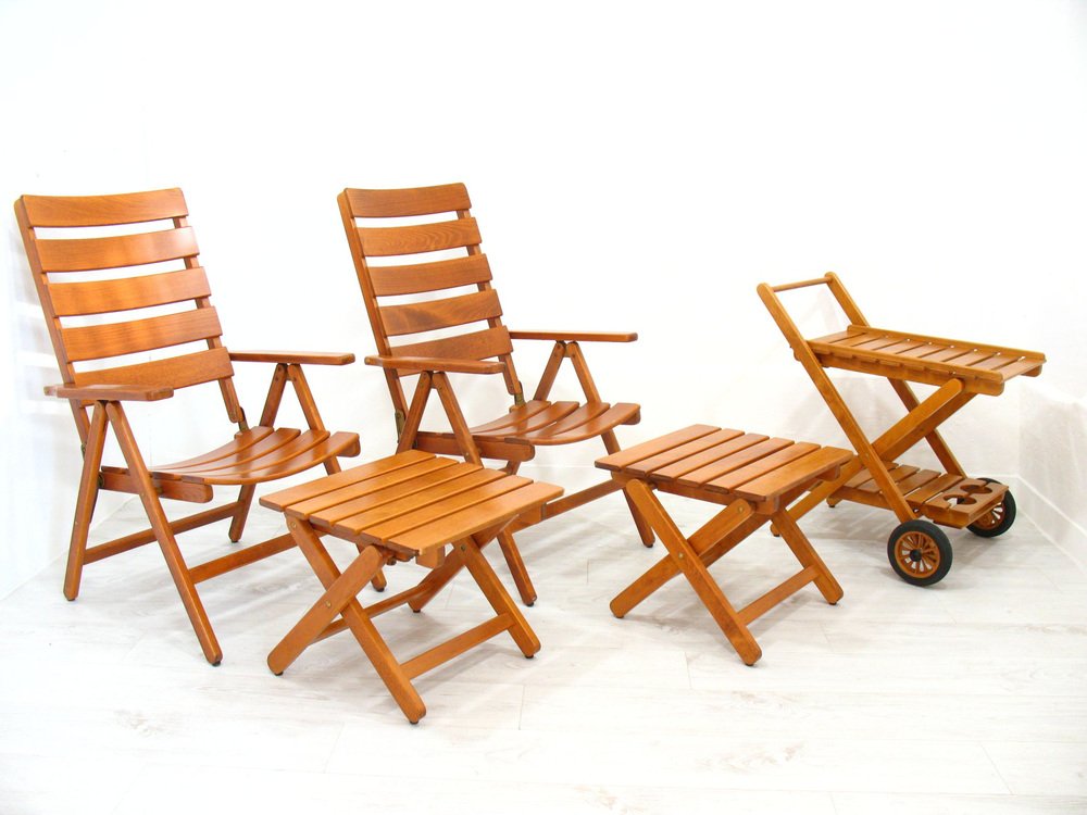 Gartenmöbel Set von HerlagBelair, 1980er, 5er Set bei Pamono kaufen