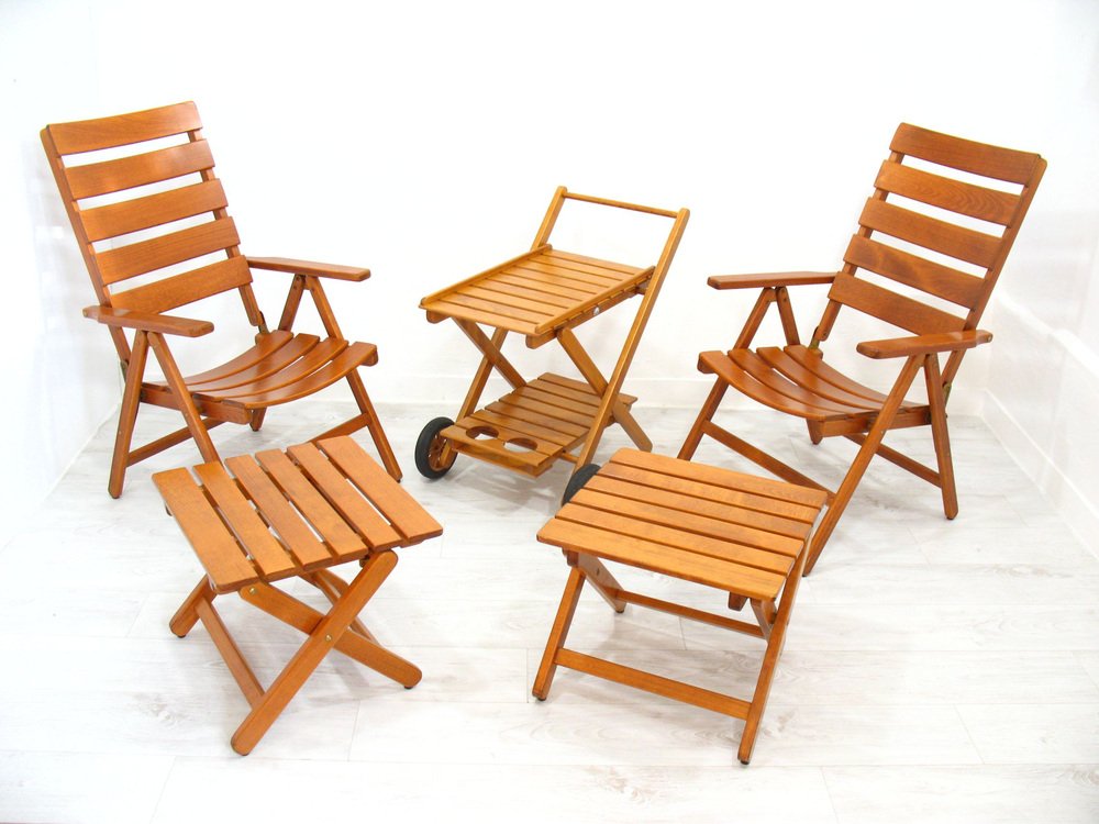 Gartenmöbel Set von HerlagBelair, 1980er, 5er Set bei Pamono kaufen