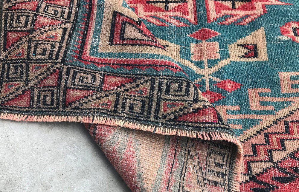 Antique Aztec Rug for sale at Pamono