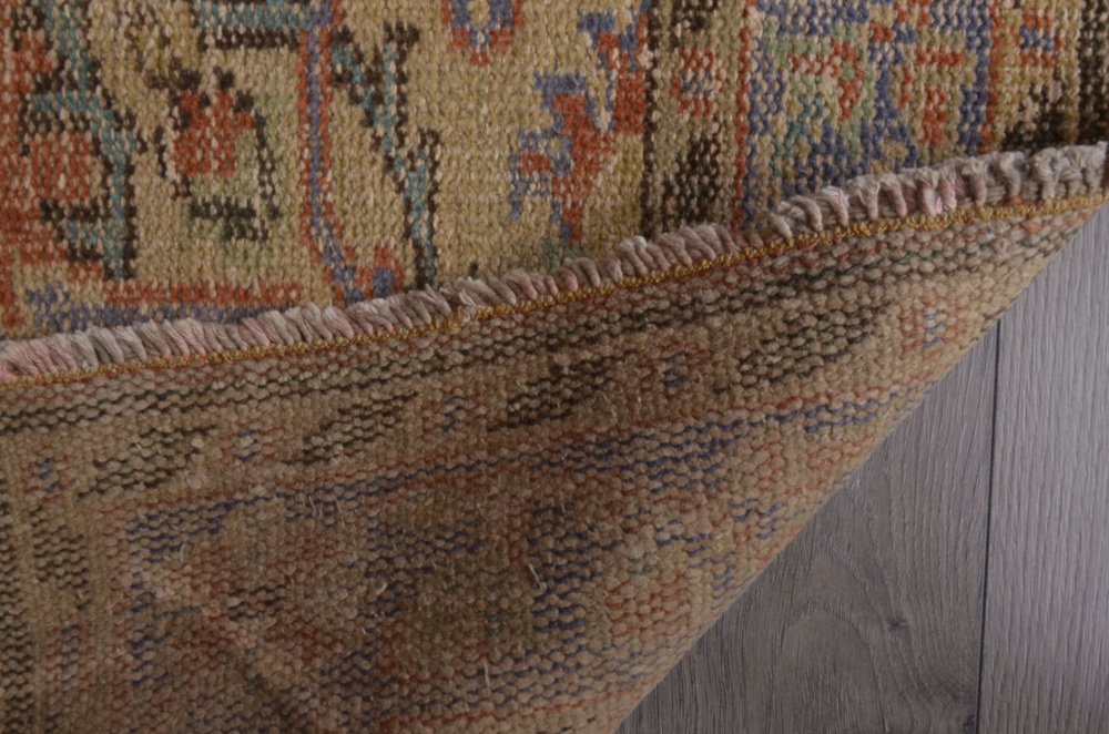 Antique Turkish Faded Orange Rug for sale at Pamono