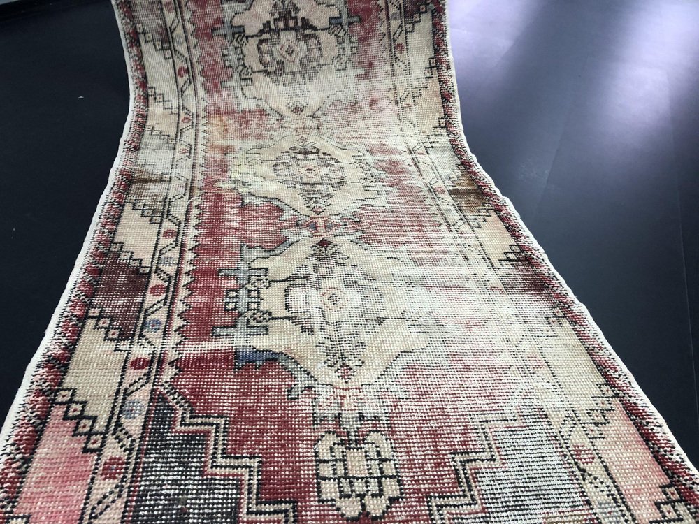 Turkish Faded Wool Rug for sale at Pamono