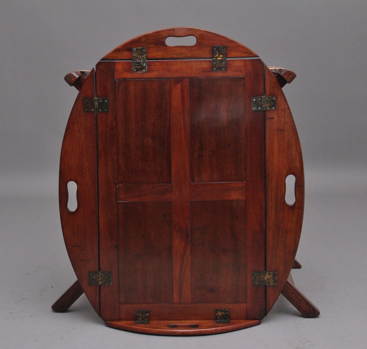Winsome Butler Klapptisch – Nussbaum Antik, Mit Herausnehmbarem Tablett, 75x61x37 Cm