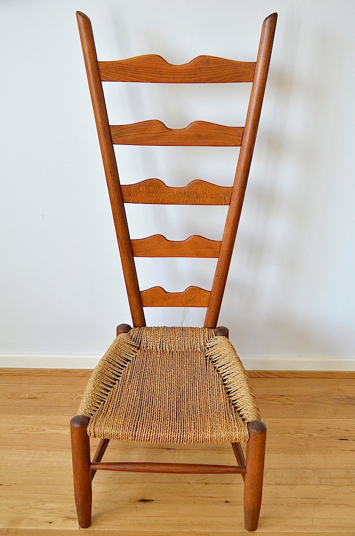 Chaises De Salle Manger Par Gio Ponti Pour Casa E Giardino 1939 Set 