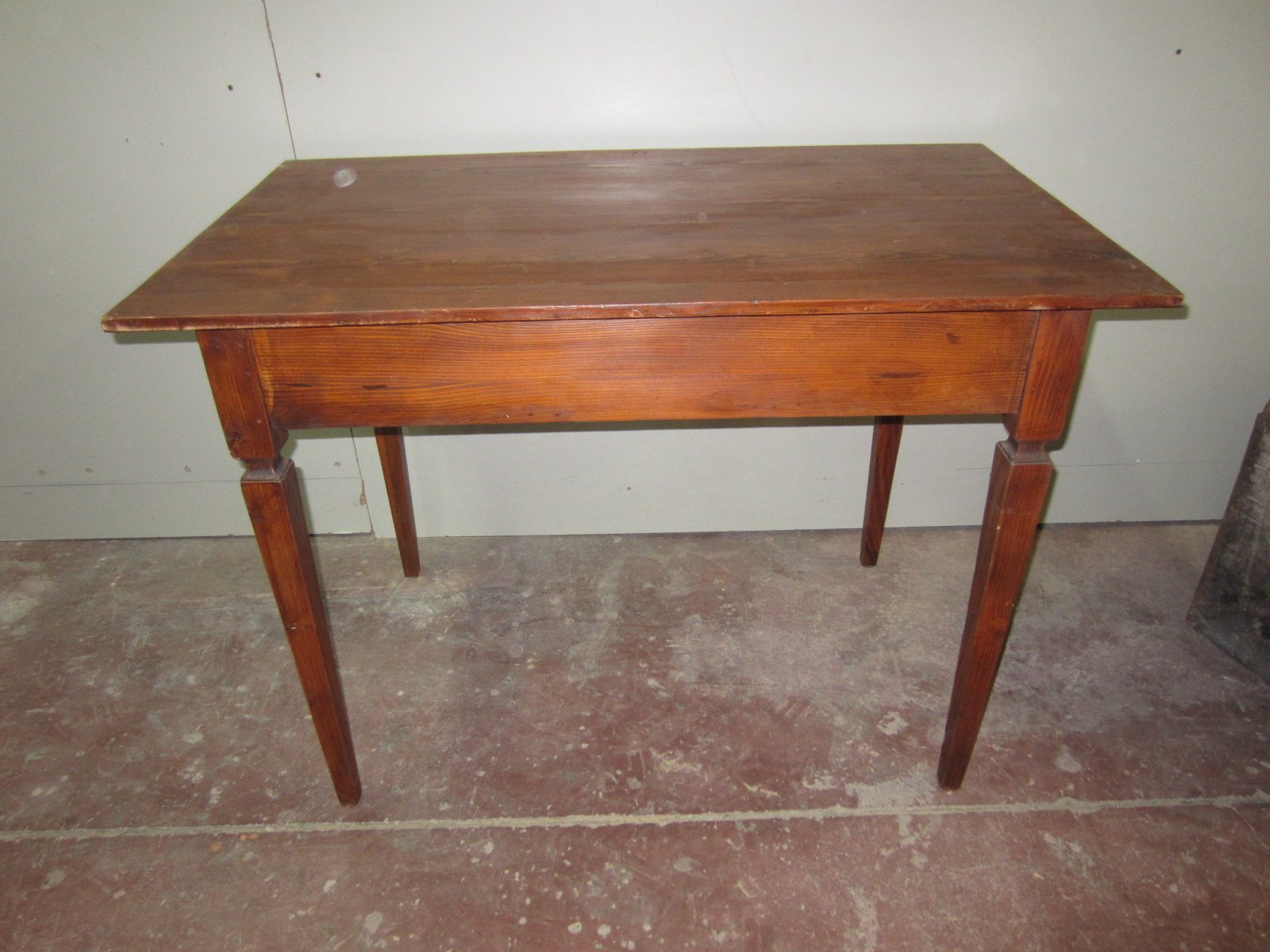 Vintage Rustic Wood Desktop Table for sale at Pamono