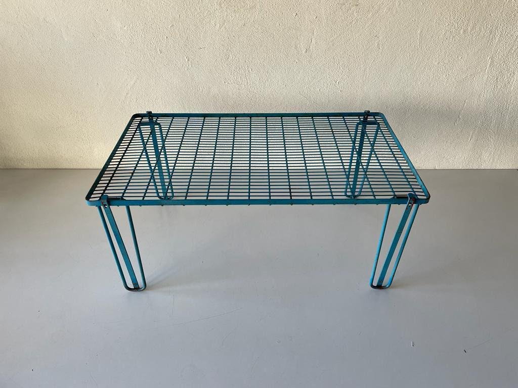 MidCentury Folding Leg Industrial Shelving Unit, 1950s for sale at Pamono