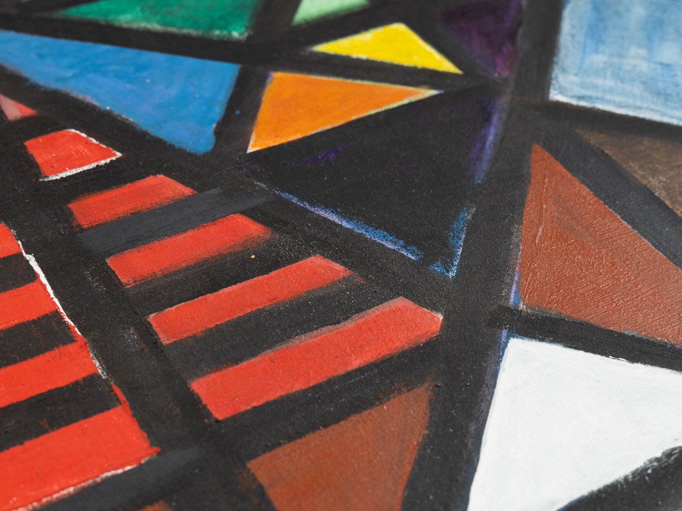 Separation Lines, Acrylic on Canvas, Framed for sale at Pamono