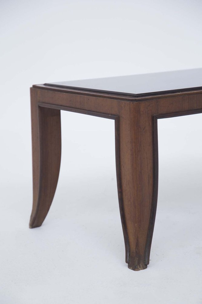 Table Basse en Bois et Verre par Gio Ponti pour Isa Bergamo, 1957 en