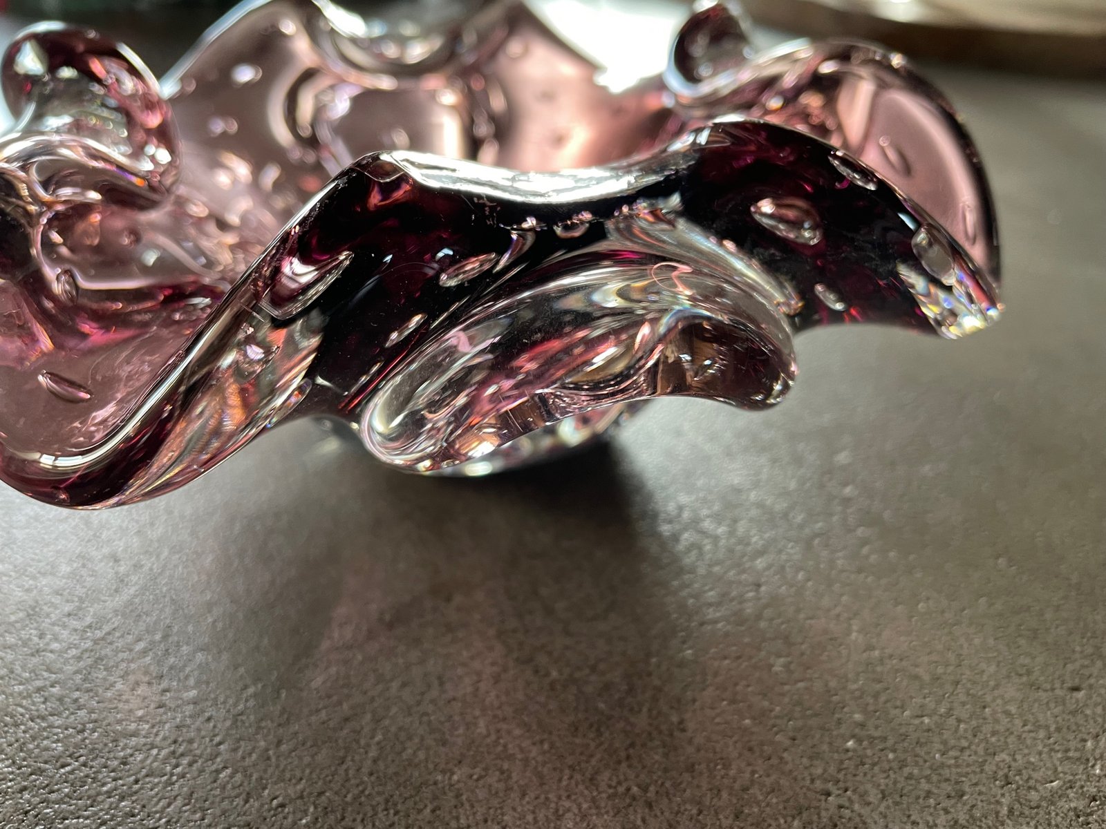 Handmade Glass Bowls, Set of 2 for sale at Pamono