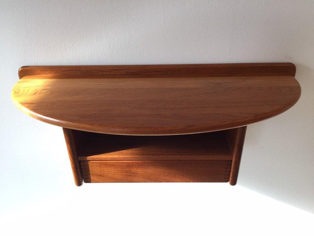 Dänisches Mid-Century Vintage Teak Konsolentablett von Vildbjerg ...