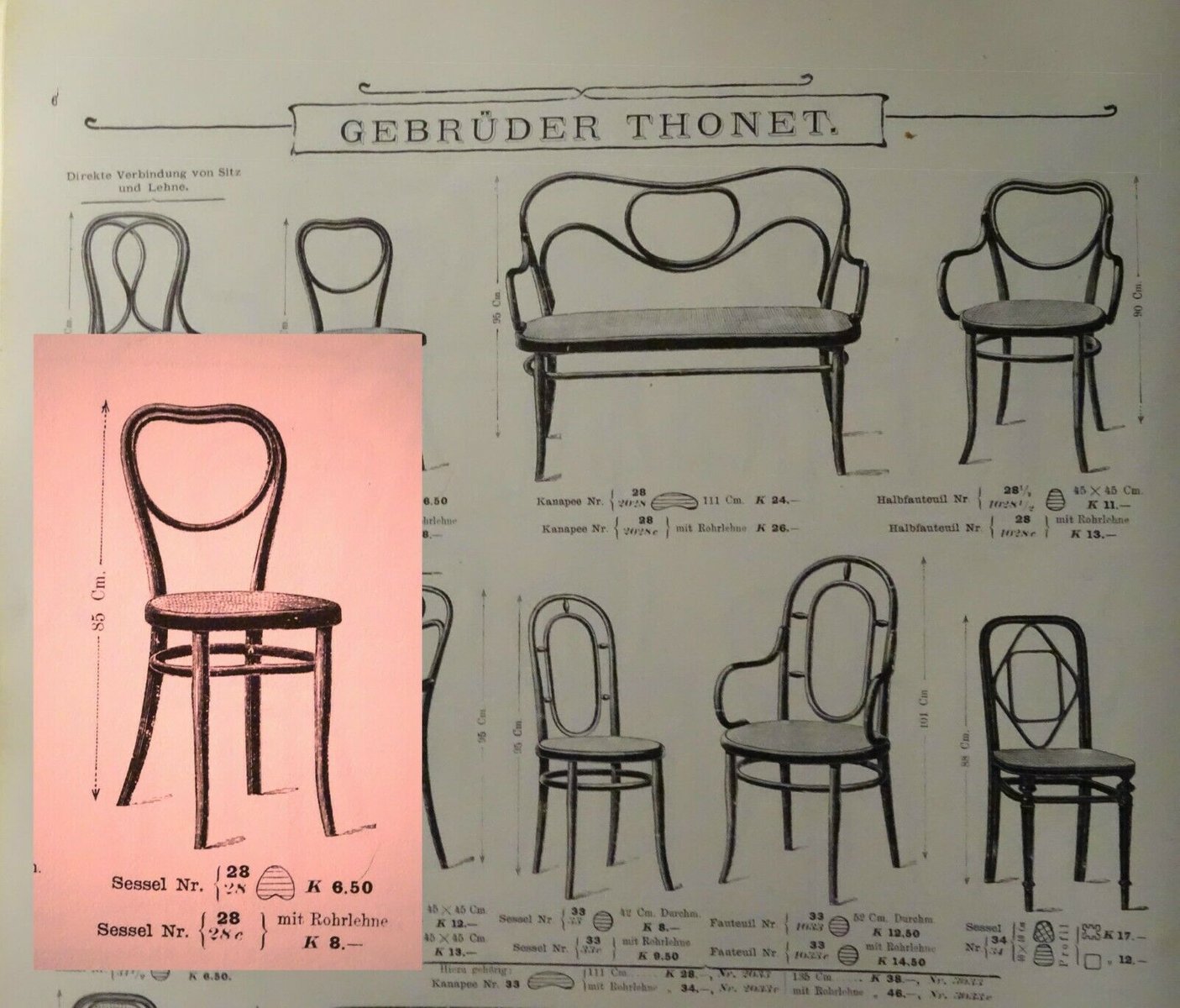 Stühle von Michael Thonet für Thonet, 4er Set bei Pamono kaufen