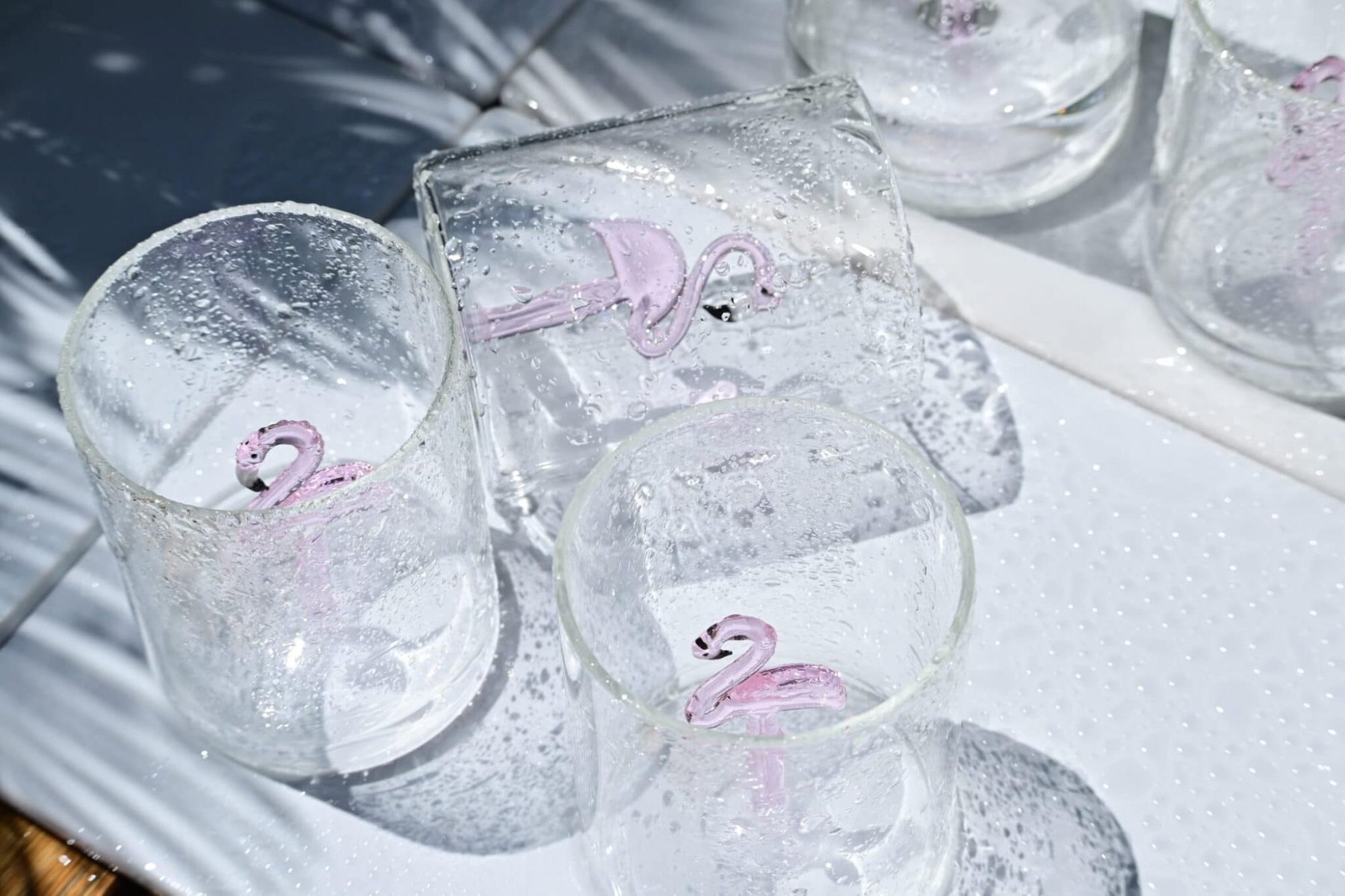 ILOVEFANCYDRESS Flamingo-Sonnenbrillen Mit Schwarzen Gläsern – 6er Set Für Hawaii-Partys & Strand