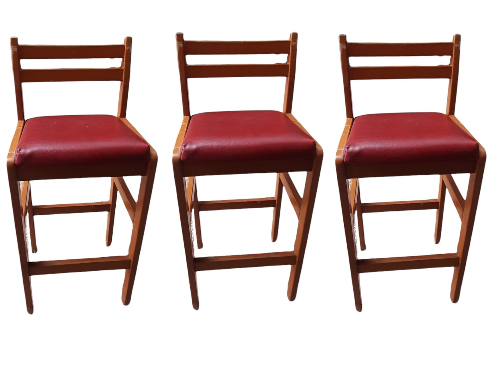 MidCentury Bar Stools, Set of 3 for sale at Pamono