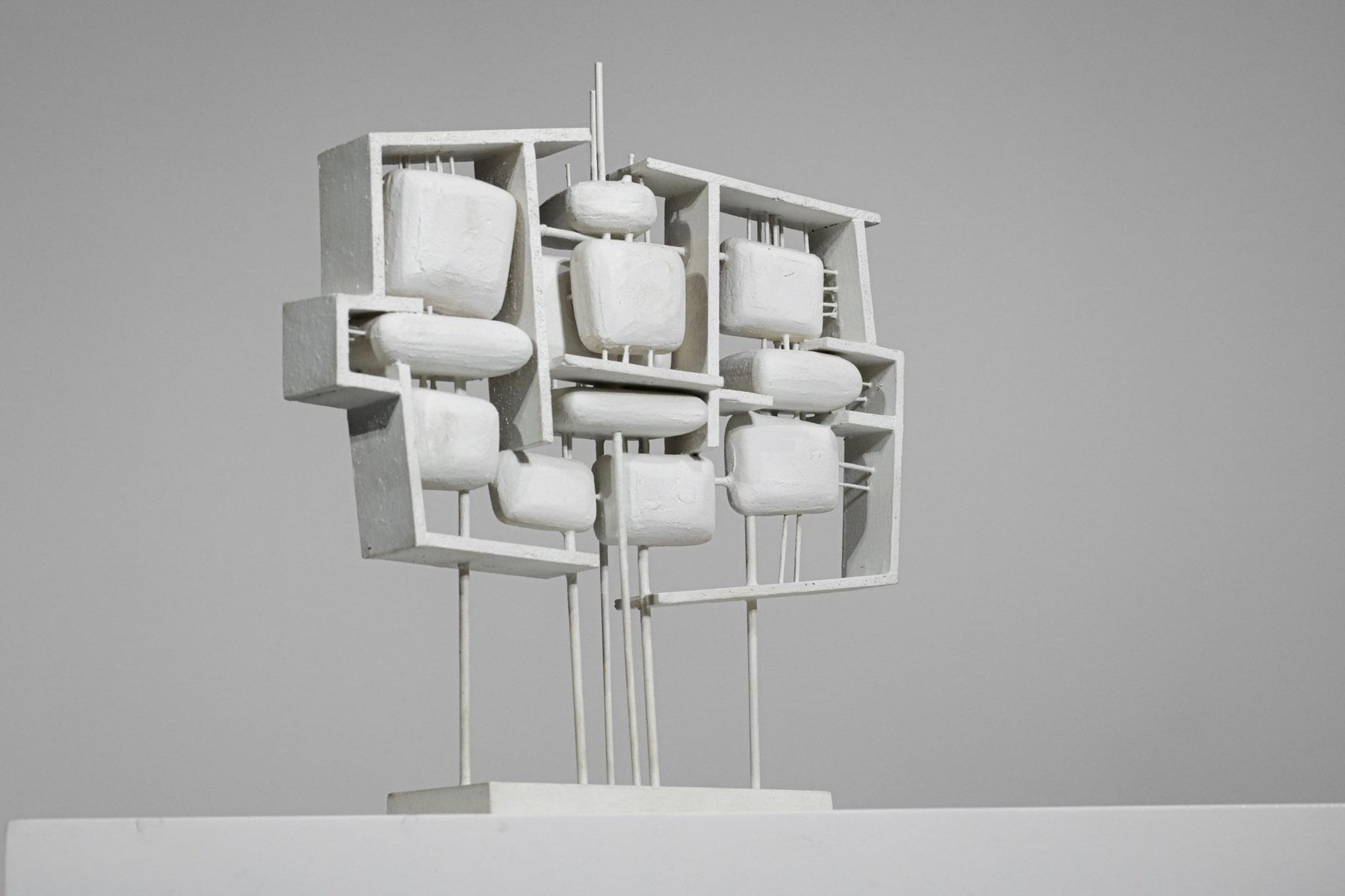 Moritz Skulptur "Gemeinsam" Aus Mangoholz – 22x3x25cm, Wanddekoration