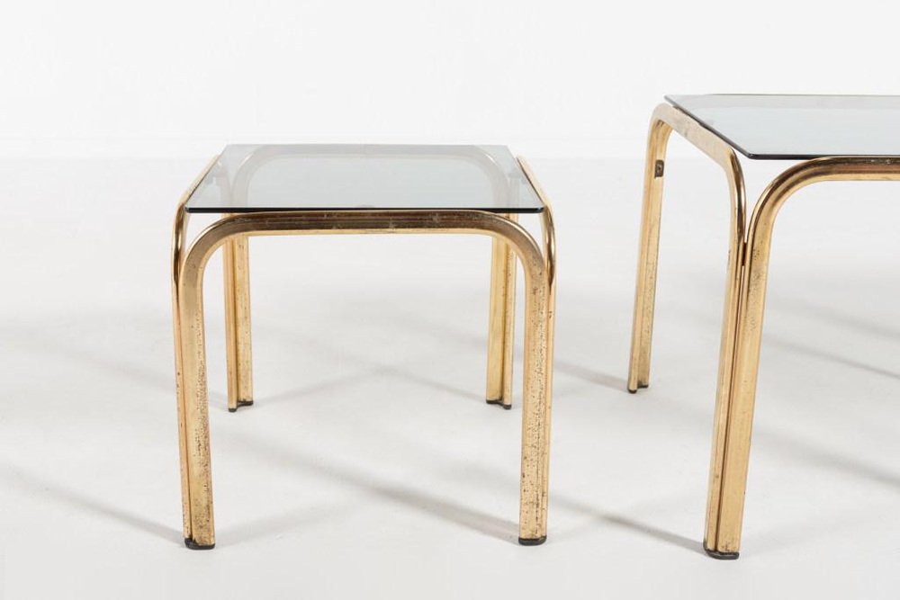 Modern Italian Nesting Side Tables, 1970s for sale at Pamono