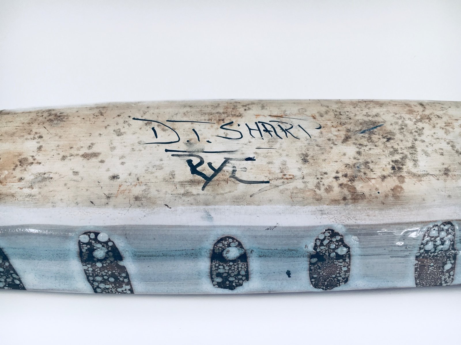 Large Vintage Abstract Bowl by David Sharp for Rye Pottery Studio, UK