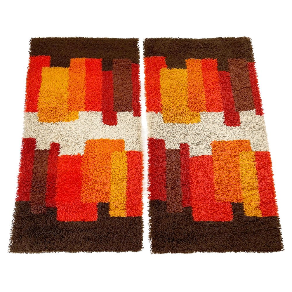 Modernist Dutch High Pile Rugs from Desso, 1970s, Set of 2 for sale at ...