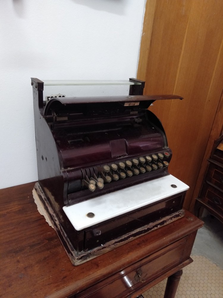 Caisse Enregistreuse Vintage Jouet - Construction En Plastique - Sans Marque