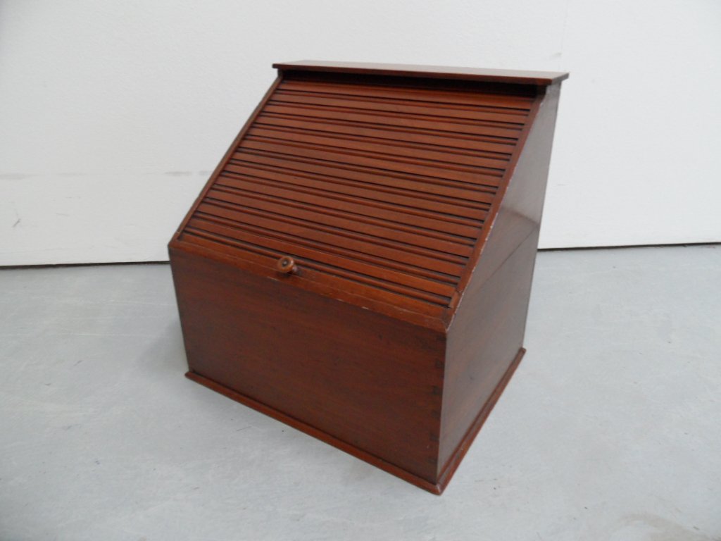 Vintage Mahogany Filing With Roller Shutter for sale at Pamono