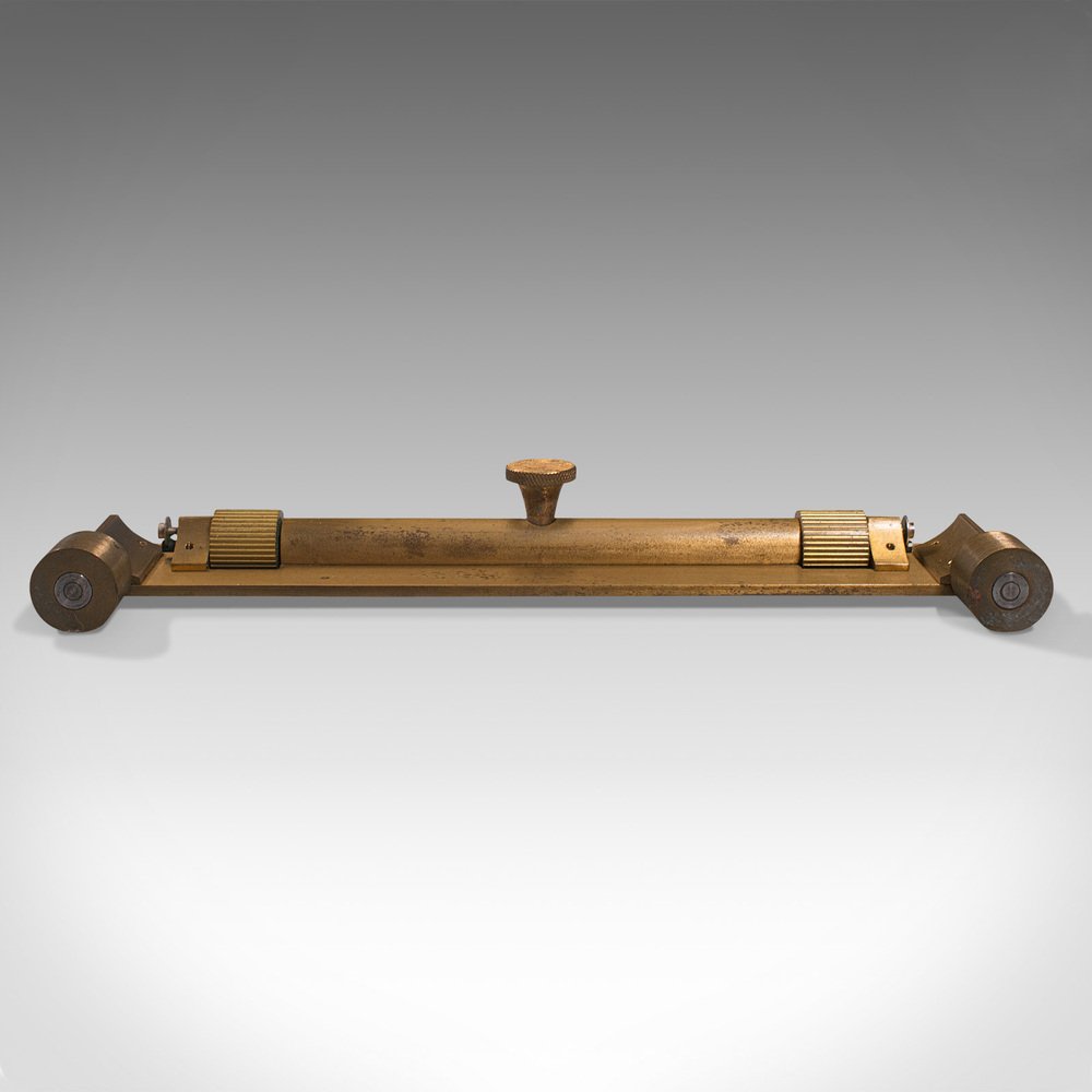 Antique English Brass Rolling Parallel Rule for sale at Pamono