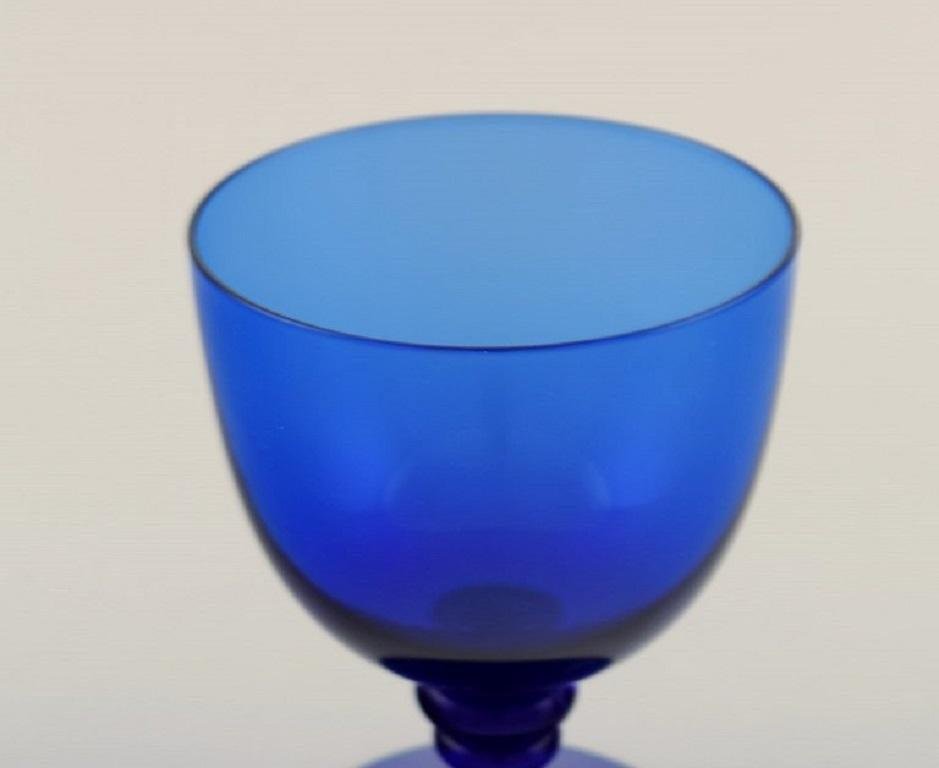 POLSPOTTEN Set de 6 verres á vin Cobalt