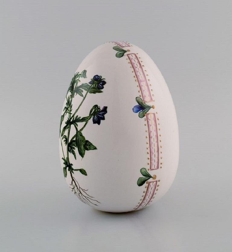 HandPainted Porcelain Egg for sale at Pamono