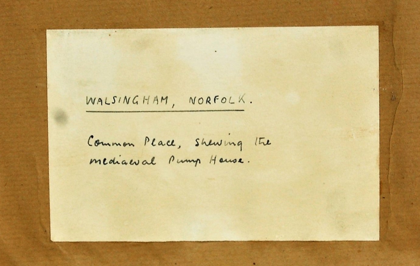 The Pump House, Common Place, Little Walsingham, Norfolk Uk, Lithograph for sale at Pamono