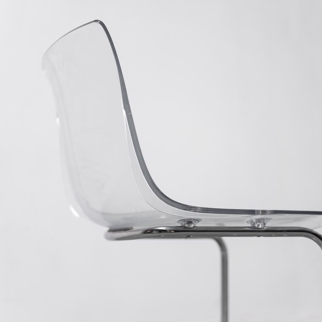 Vintage Stühle aus Kunststoff & Metall von Ikea, 1990er, 4er Set bei