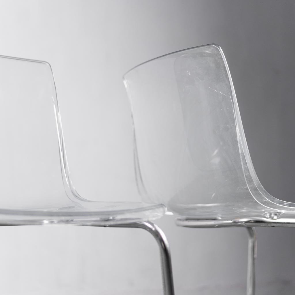Vintage Stühle aus Kunststoff & Metall von Ikea, 1990er, 4er Set bei