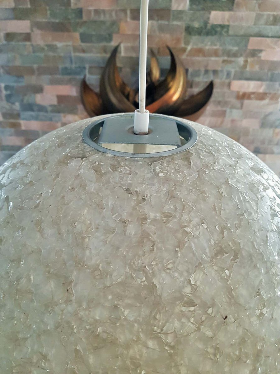 Spherical Pendant Light, 1960s for sale at Pamono