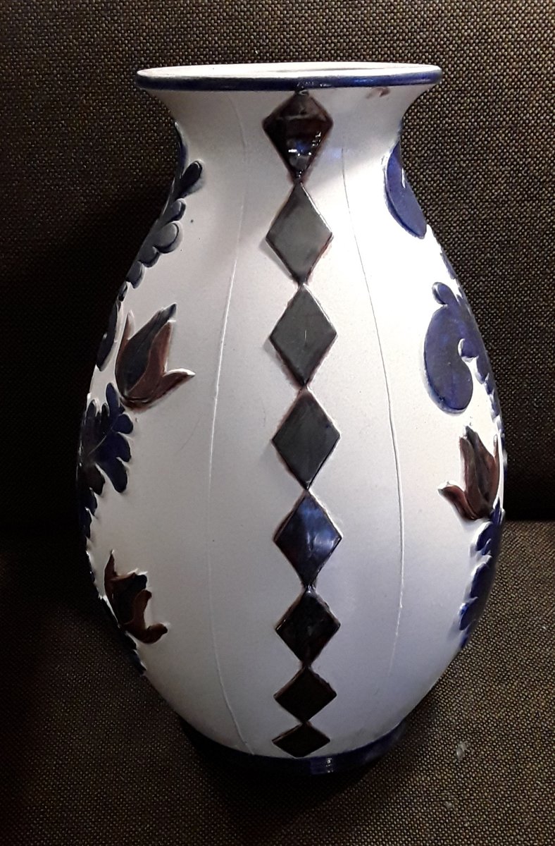 Vase de Plancher Vintage en Céramique de KnödgenEdelkeramik, Allemagne