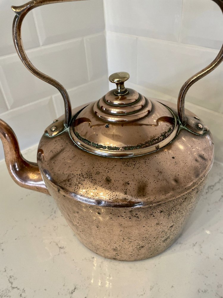Large Antique III Quality Copper Kettle for sale at Pamono