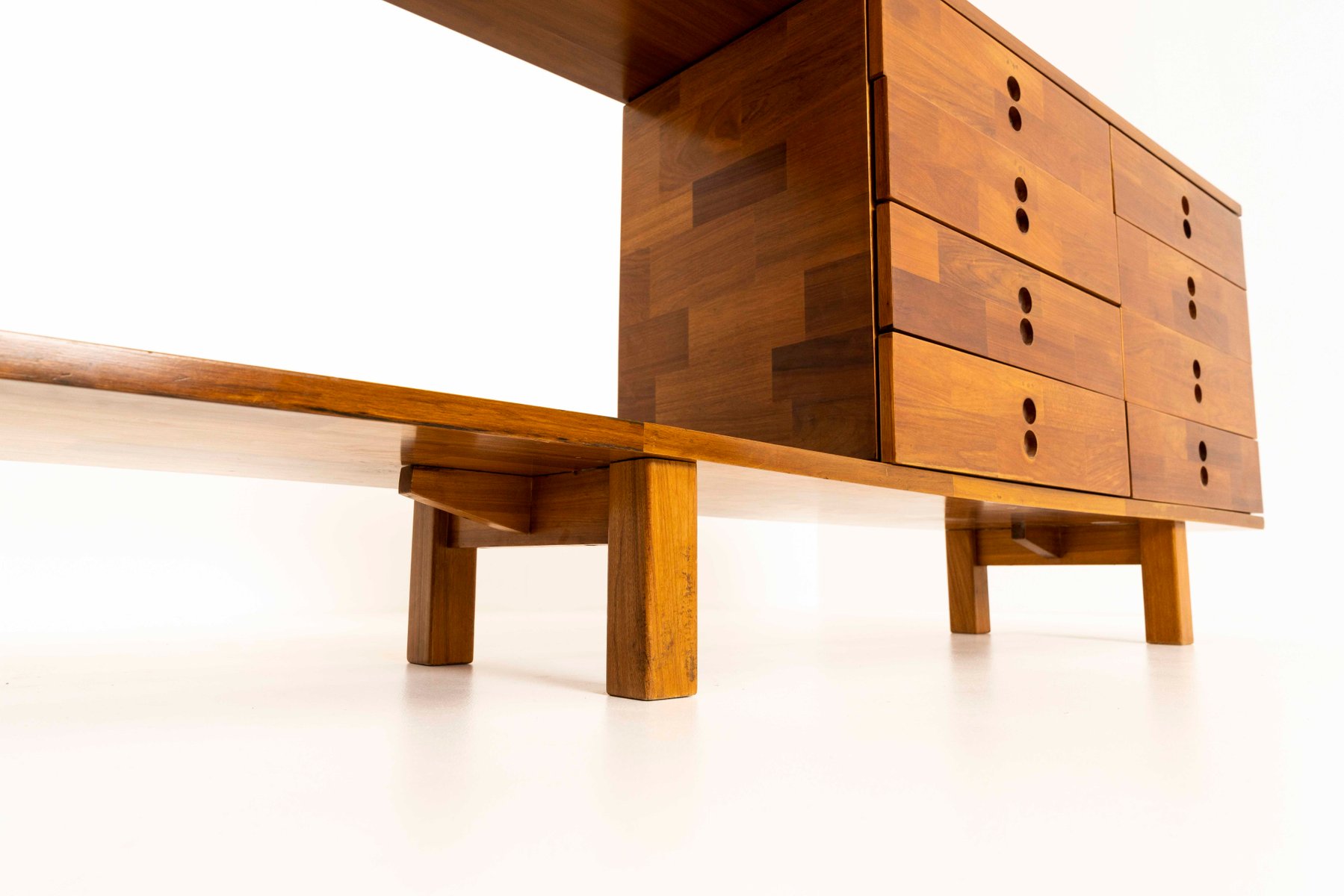 Brazilian Imbuia Wood Sideboard by Zalszupin for L’atelier, 1960s