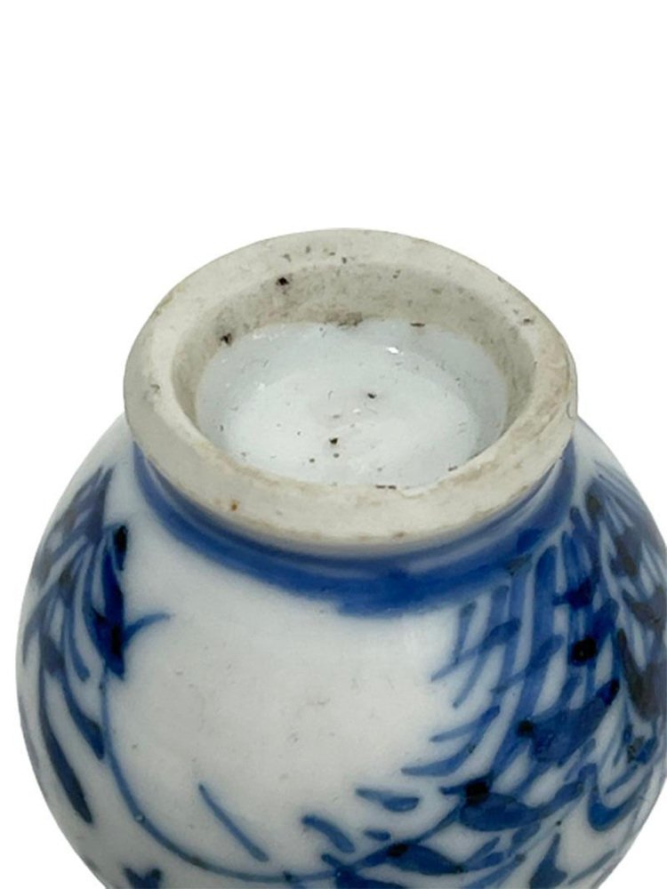 Maison De Poupée Miniature En Porcelaine Bleue Et Blanche - Ensemble Cuisine Et Salle à Manger échelle 1:12 - Pour Collectionneurs Et Créateurs