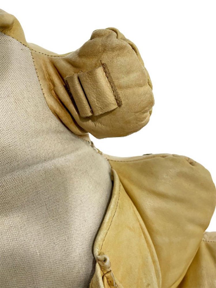 Kangaroo Magazine Rack in Leather, 1960s for sale at Pamono