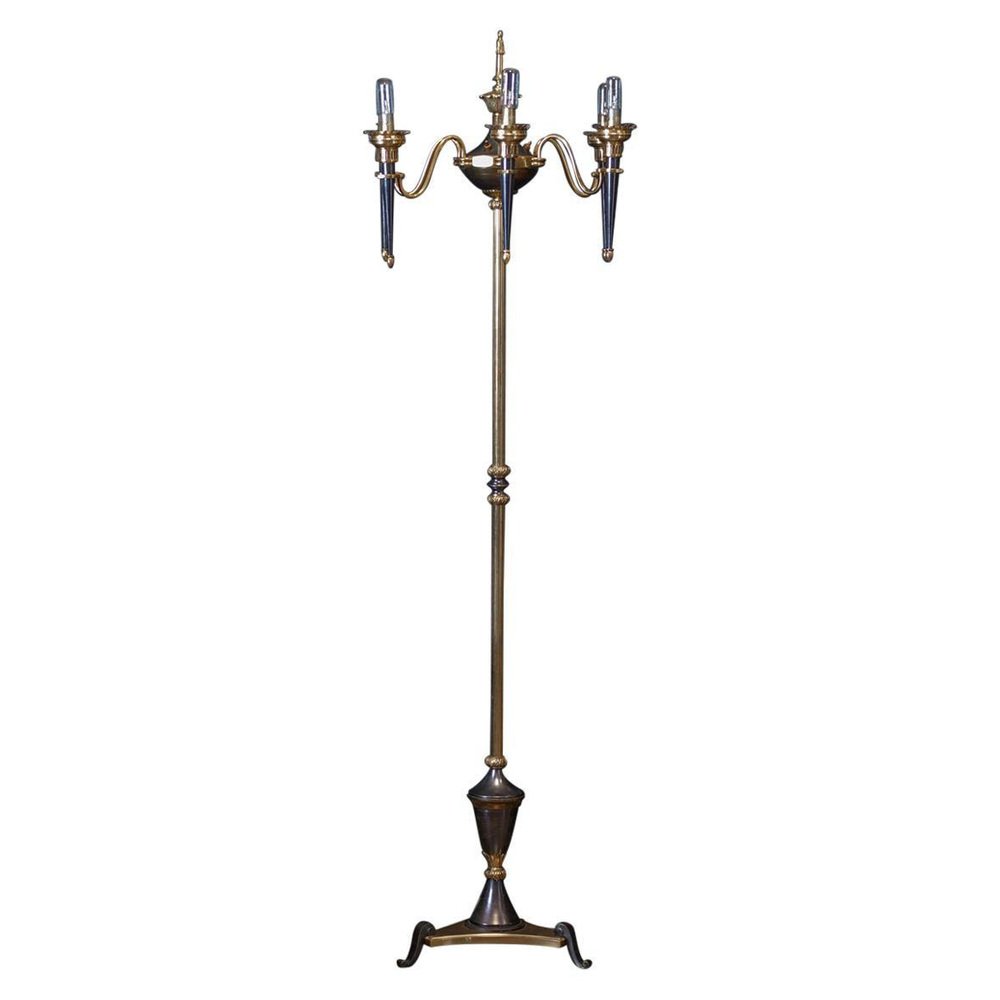 MidCentury French Candelabra Floor Lamp for sale at Pamono