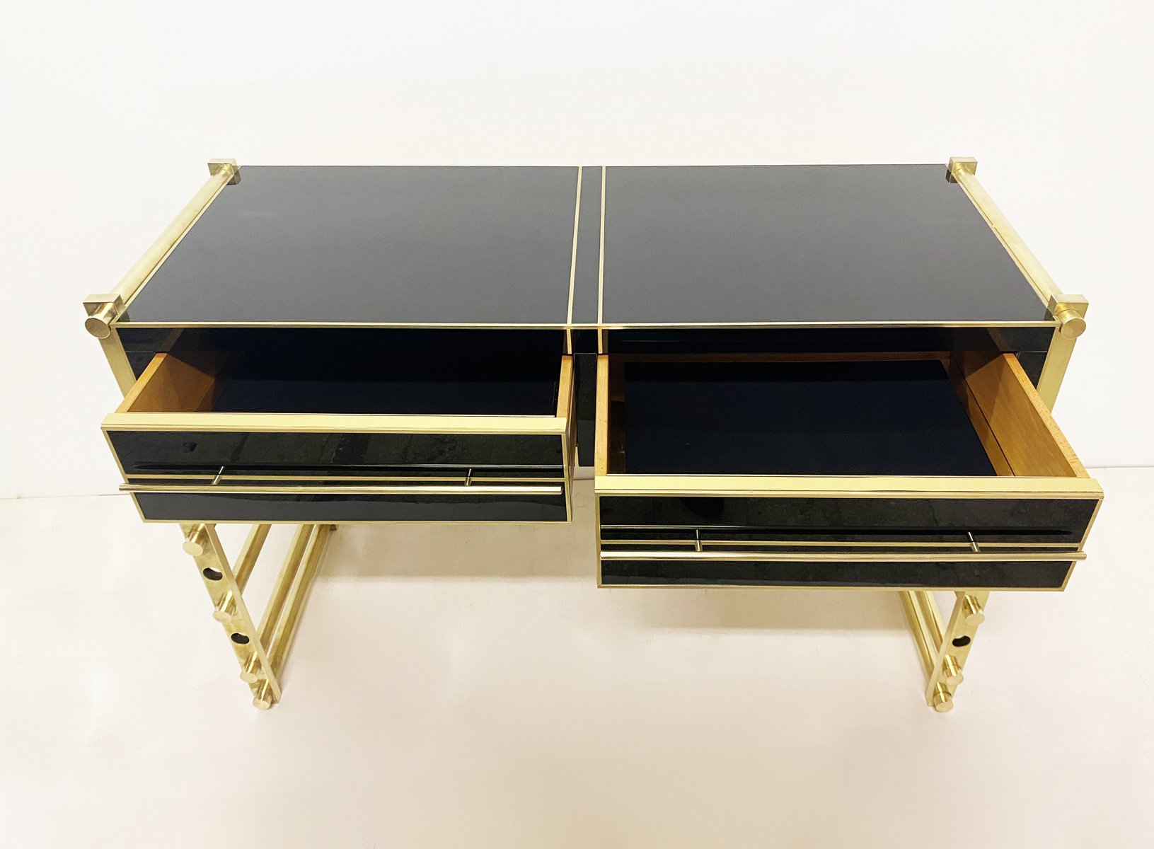 Gold Console Desk