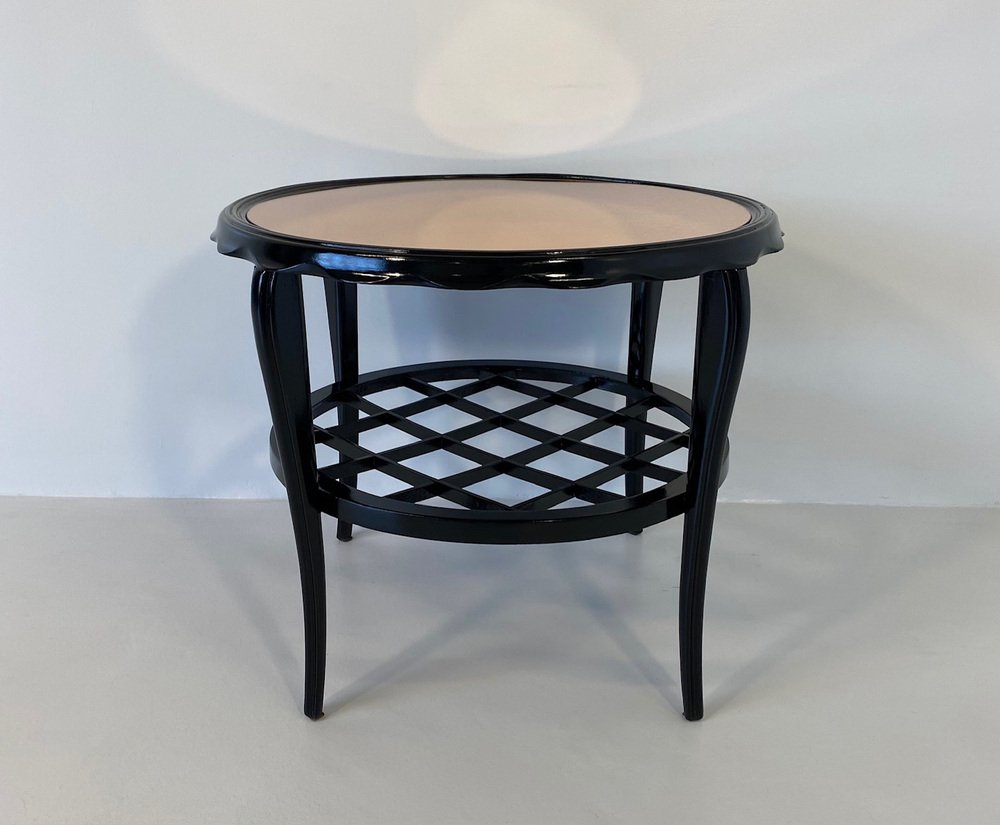 2 Federe Per Cuscini 40x40 Cm – Ricamate A Mano Con Specchi, Stile Art Déco Bohemien, Marrone, Chiusura A Busta
