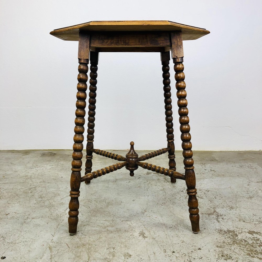 Antique Wood Carving Table for sale at Pamono