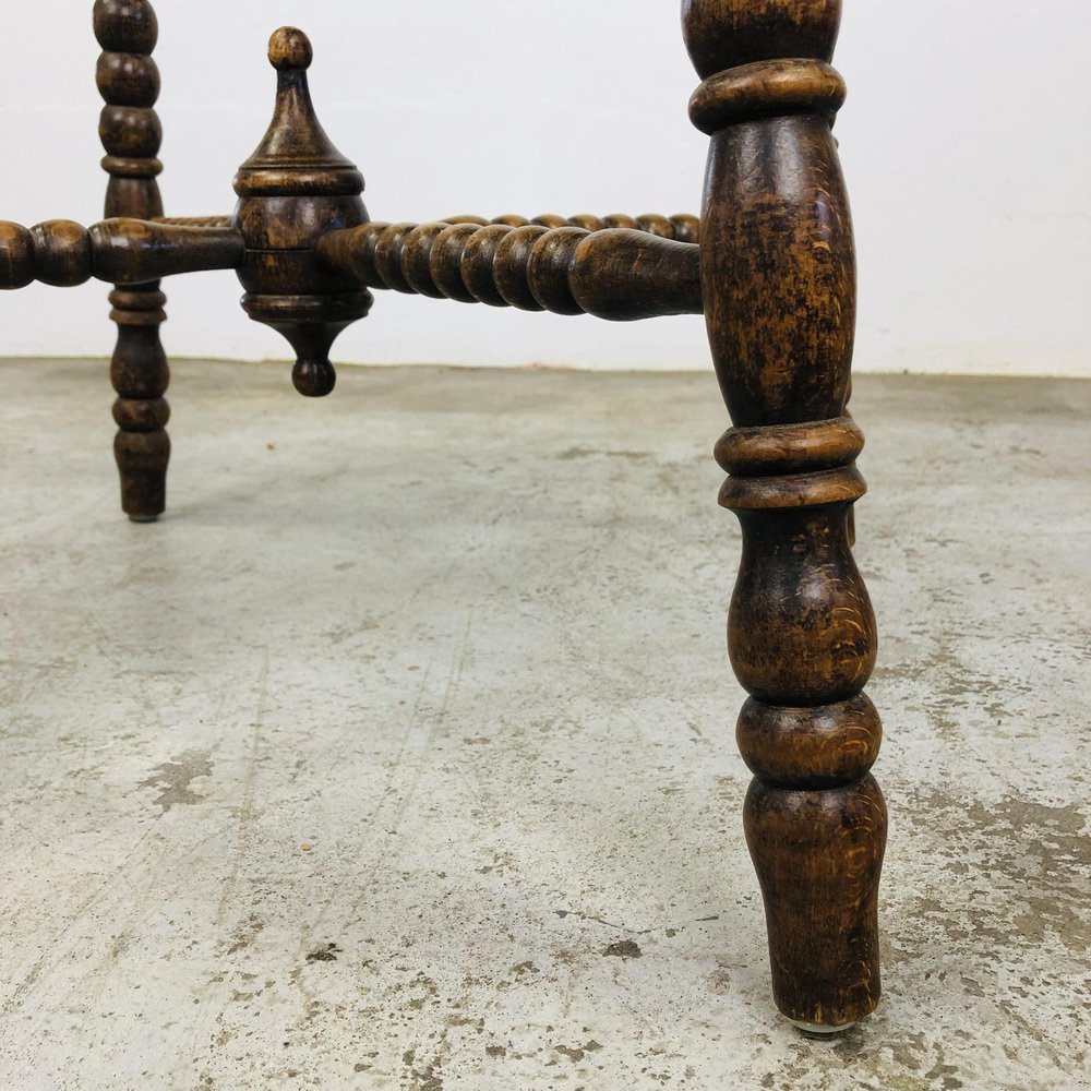 Antique Wood Carving Table for sale at Pamono