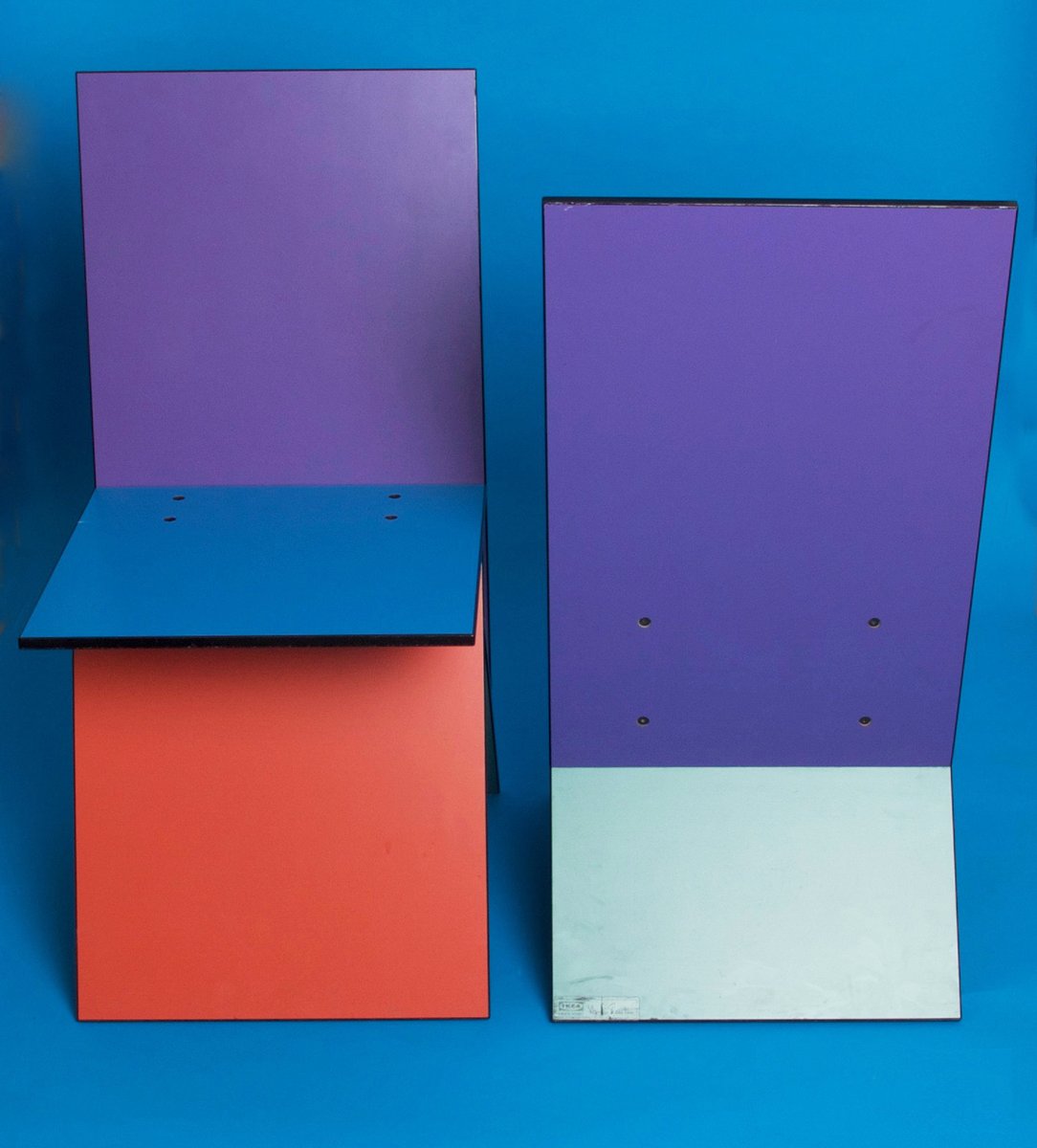 Vilbert Stühle Von Verner Panton Für Ikea 1993 2er Set