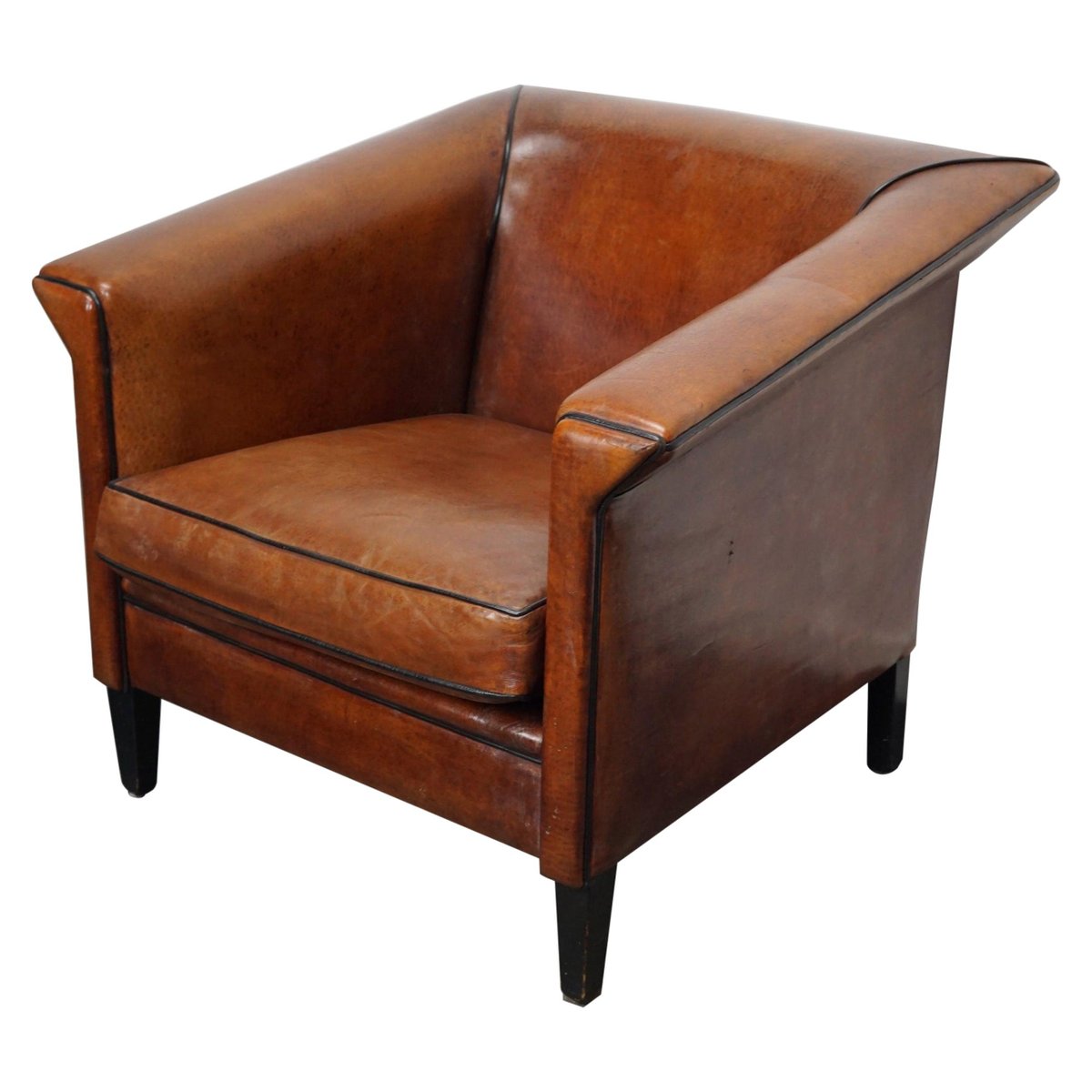 Ledersessel Cognac Vintage