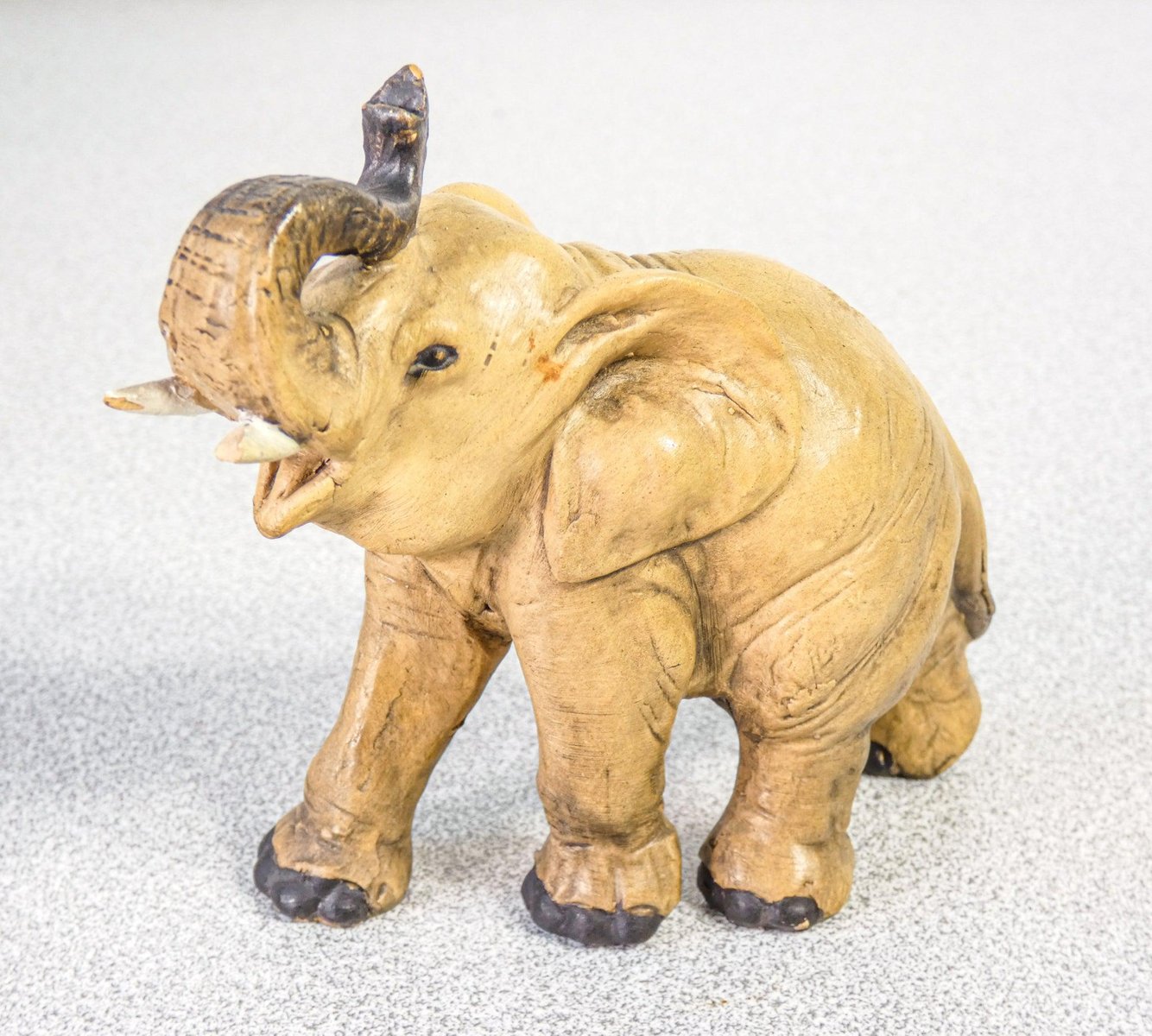 Sculptures Éléphants en Céramique par Guido Cacciapuoti, Set de 2 en