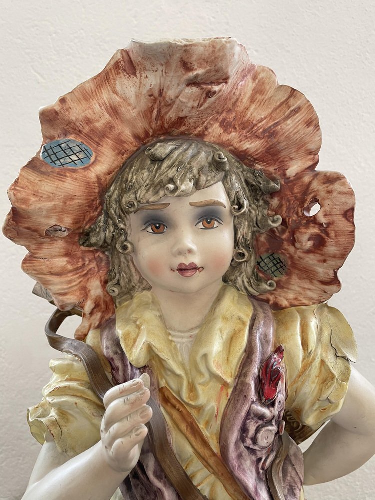 Ceramic Statue from Capodimonte for sale at Pamono