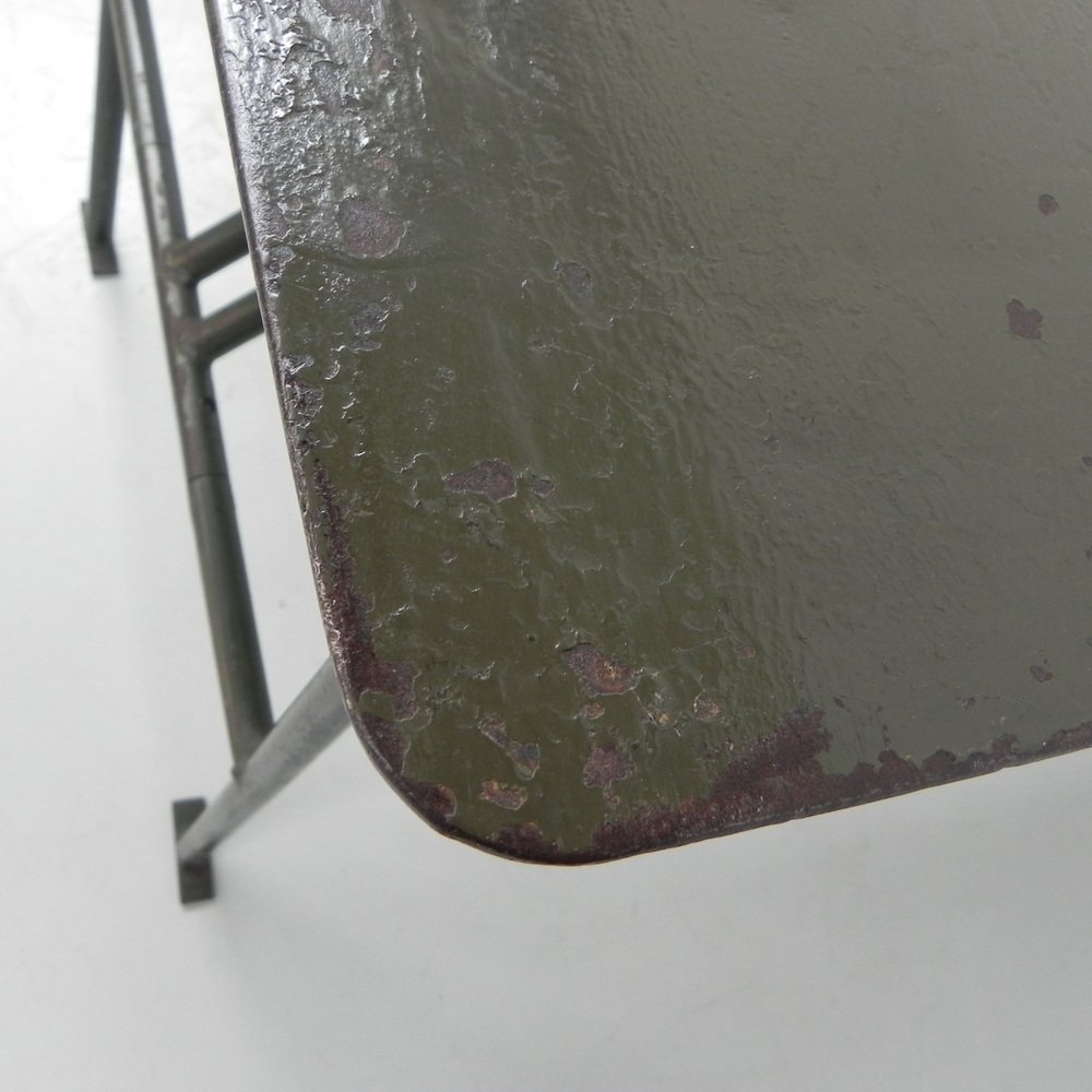 Industrial Folding Table in Steel for sale at Pamono