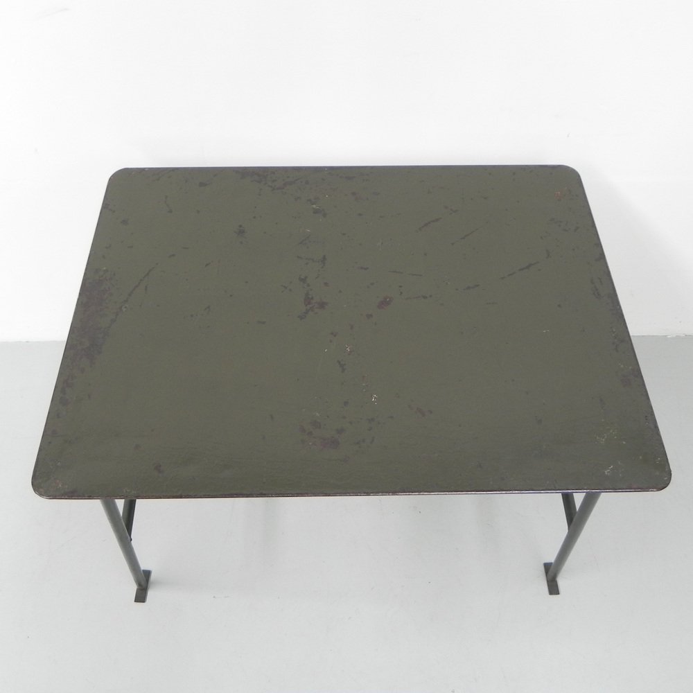 Industrial Folding Table in Steel for sale at Pamono