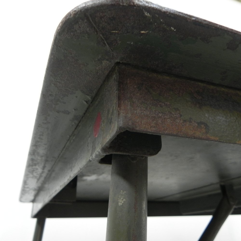 Industrial Folding Table in Steel for sale at Pamono