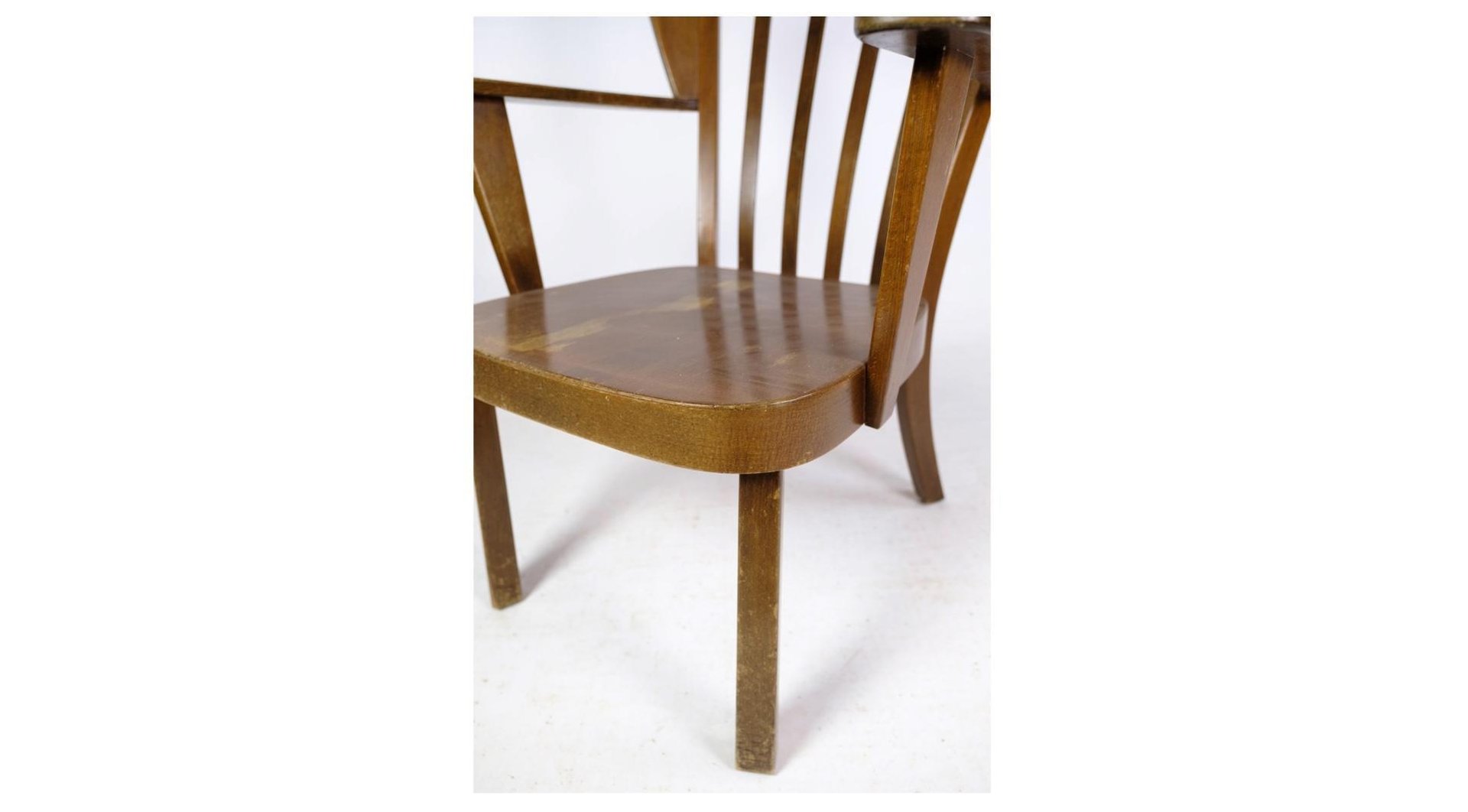 Stained Beech Wood Canada Model 2252 Chair by Søren Hansen for sale at Pamono